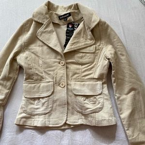 Dollhouse corduroy ivory jacket